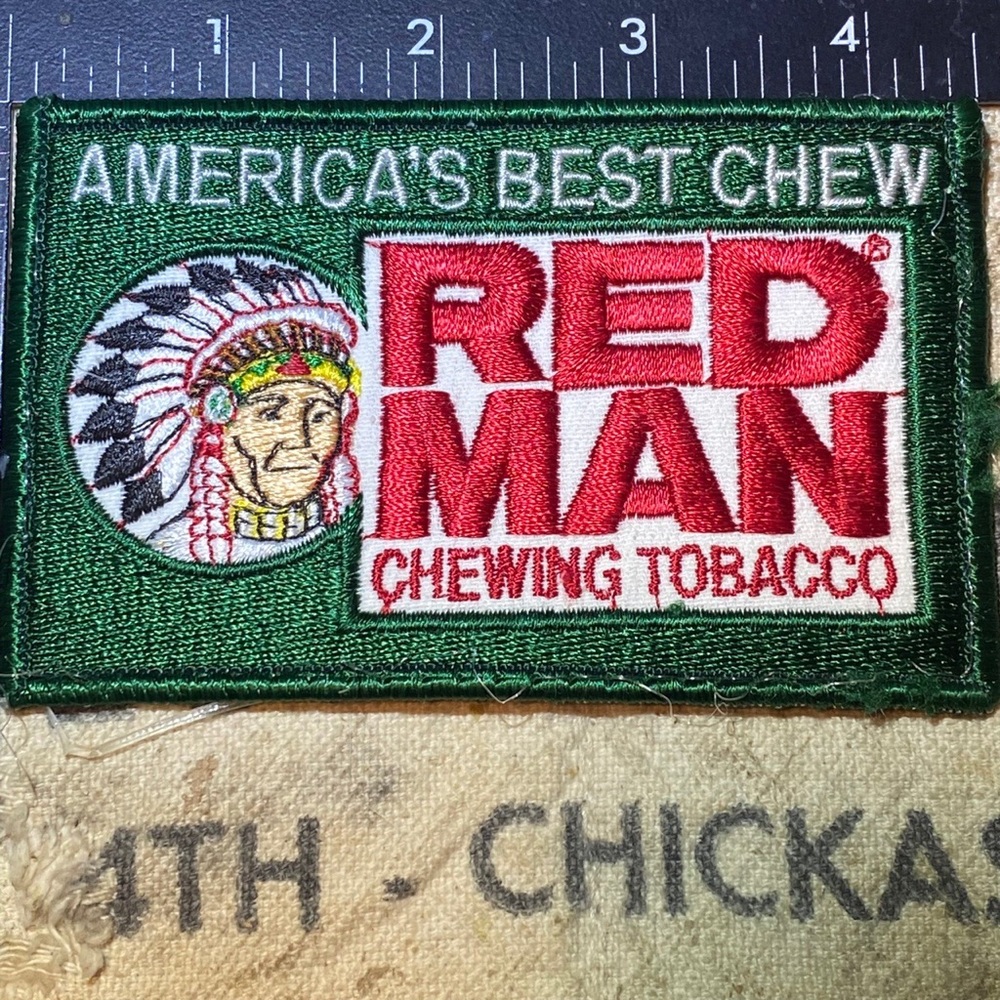 Vintage Redman Chew Clothing Hat Patch - Picture 1 of 4
